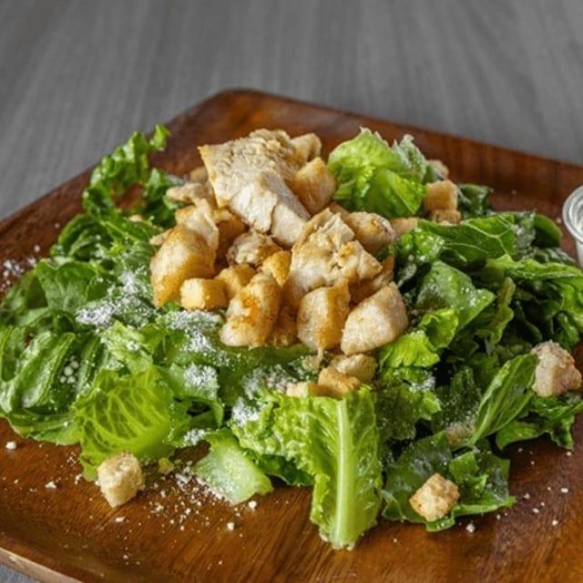 Chicken Caesar Salad.