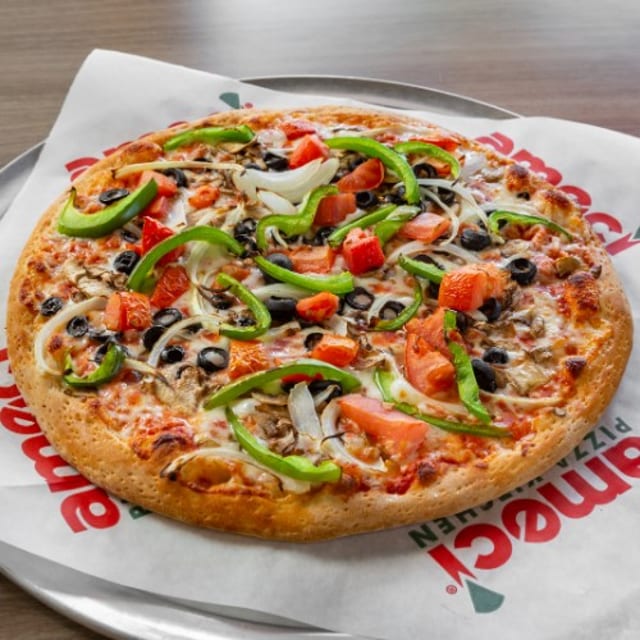 Vegetarian Pizza (14" Large (8 Slices)).
