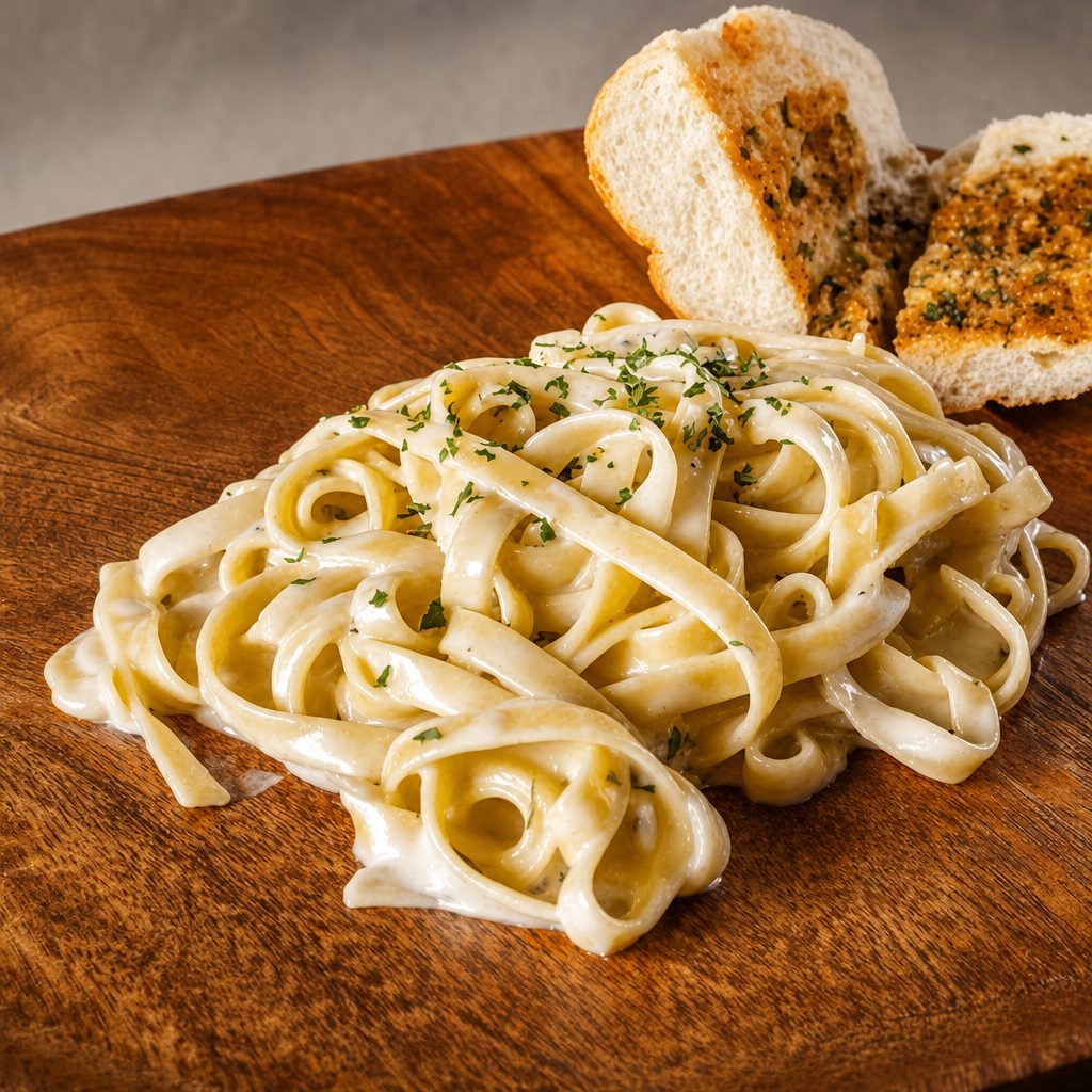 Fettuccine Alfredo.