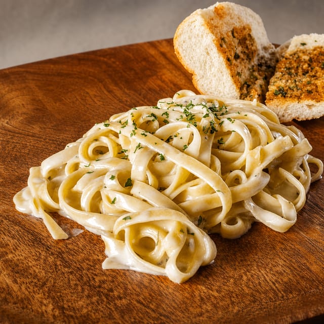 Fettuccine Alfredo.